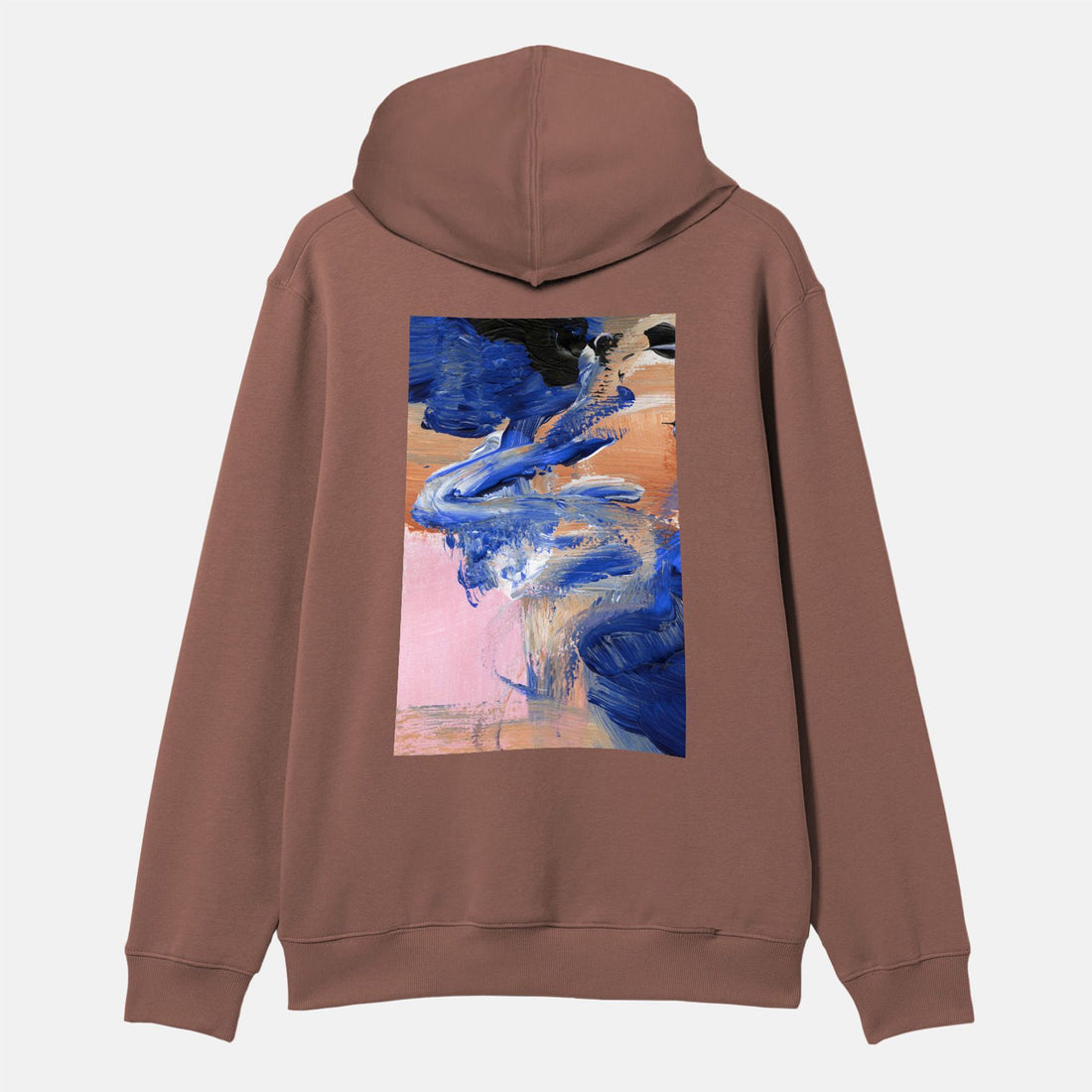 Poetic Collective Painting Hoodie - Brown