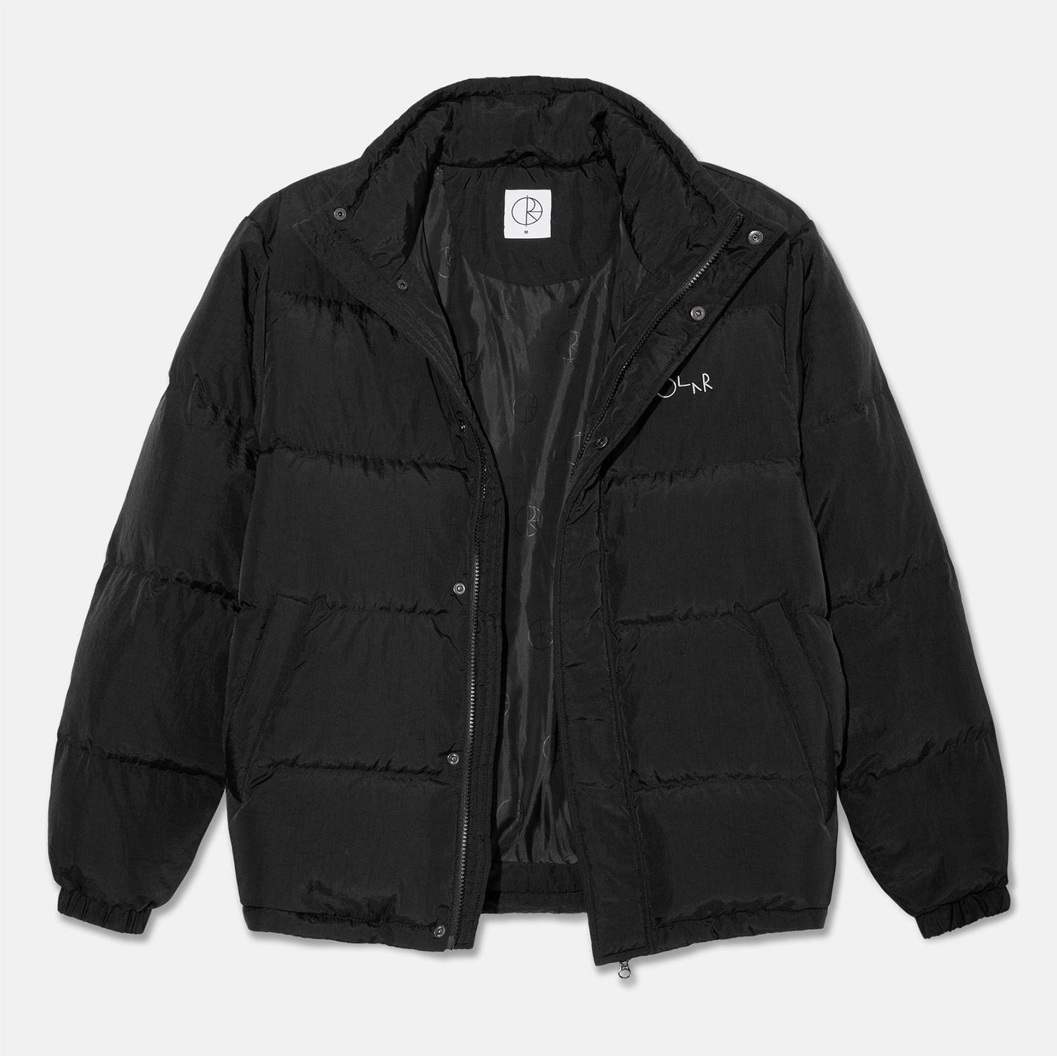 Polar Skate Co. Basic Puffer Jacket - Black