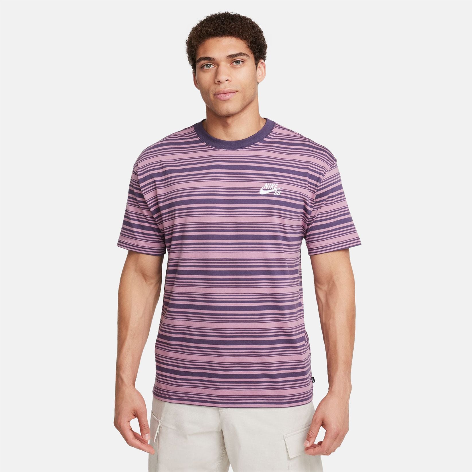 Nike SB Stripe T-Shirt - Pulm Dust