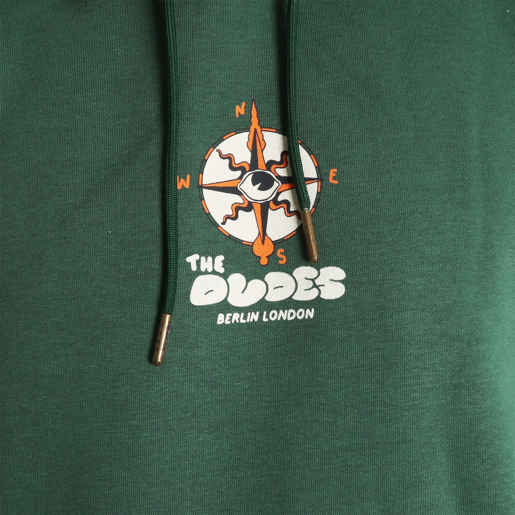 The Dudes Dudland Hoody - Bottle Green