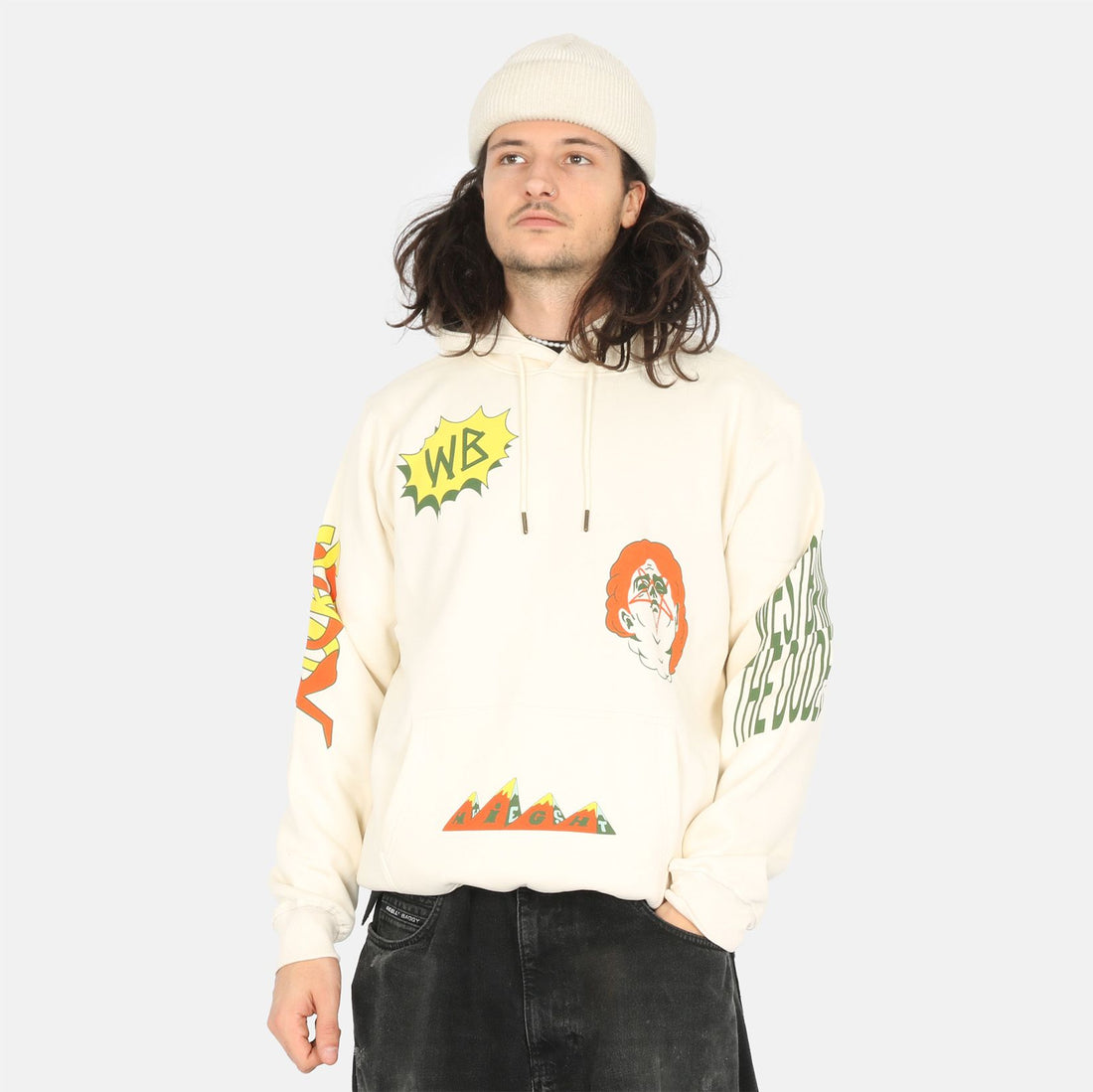 The Dudes Fat David Hoodie - Off White