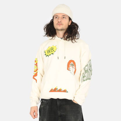 The Dudes Fat David Hoodie - Off White - Blowout Skateshop