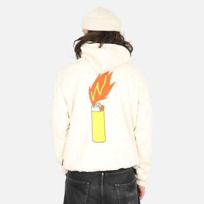 The Dudes Fat David Hoodie - Off White - Blowout Skateshop