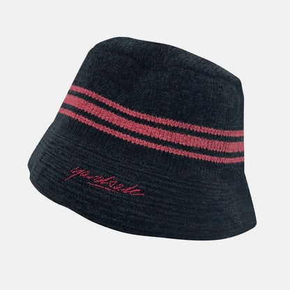 Yardsale Chenille Bucket Hat - Black - Blowout Skateshop