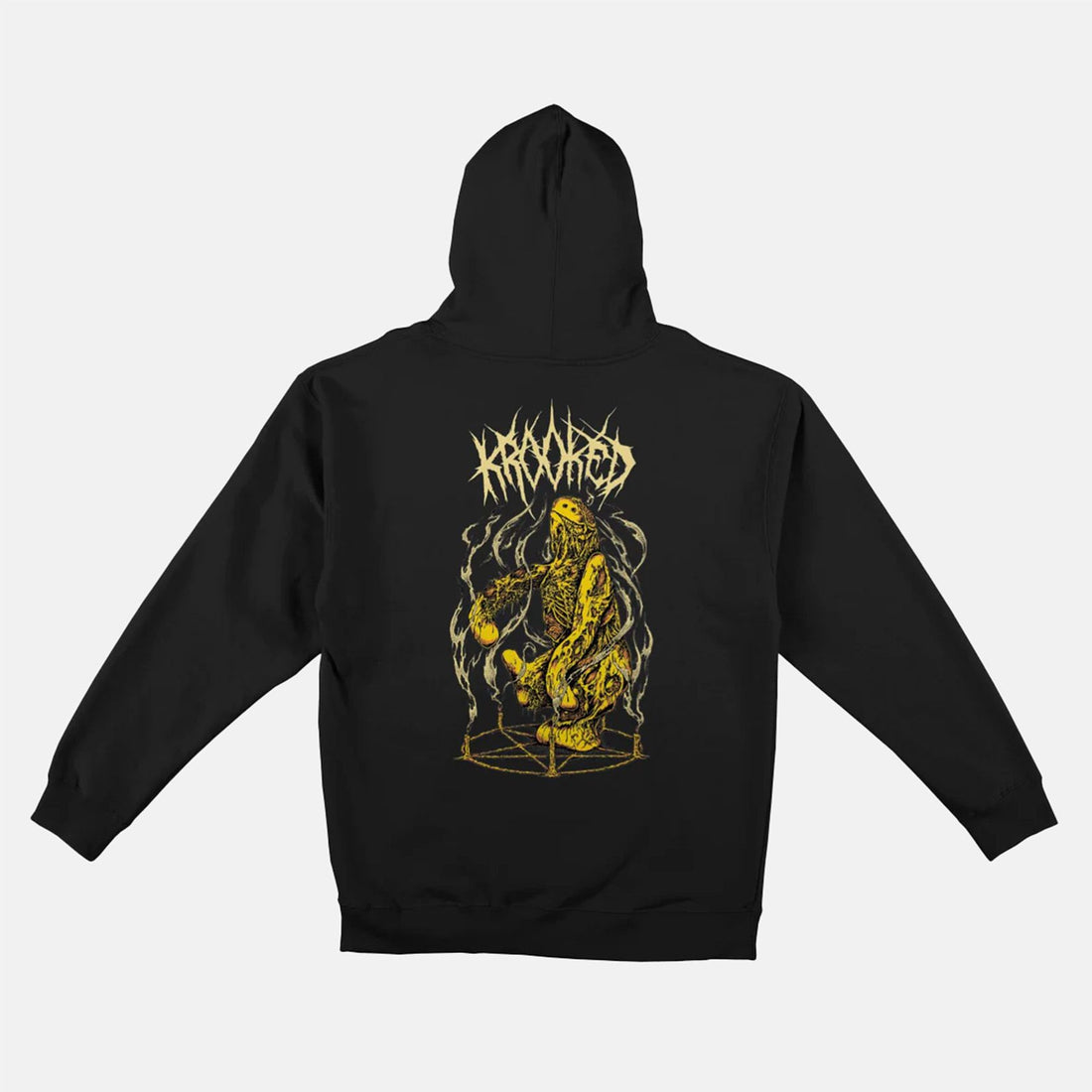 Krooked Necroshmoo Zip Hoodie - Black