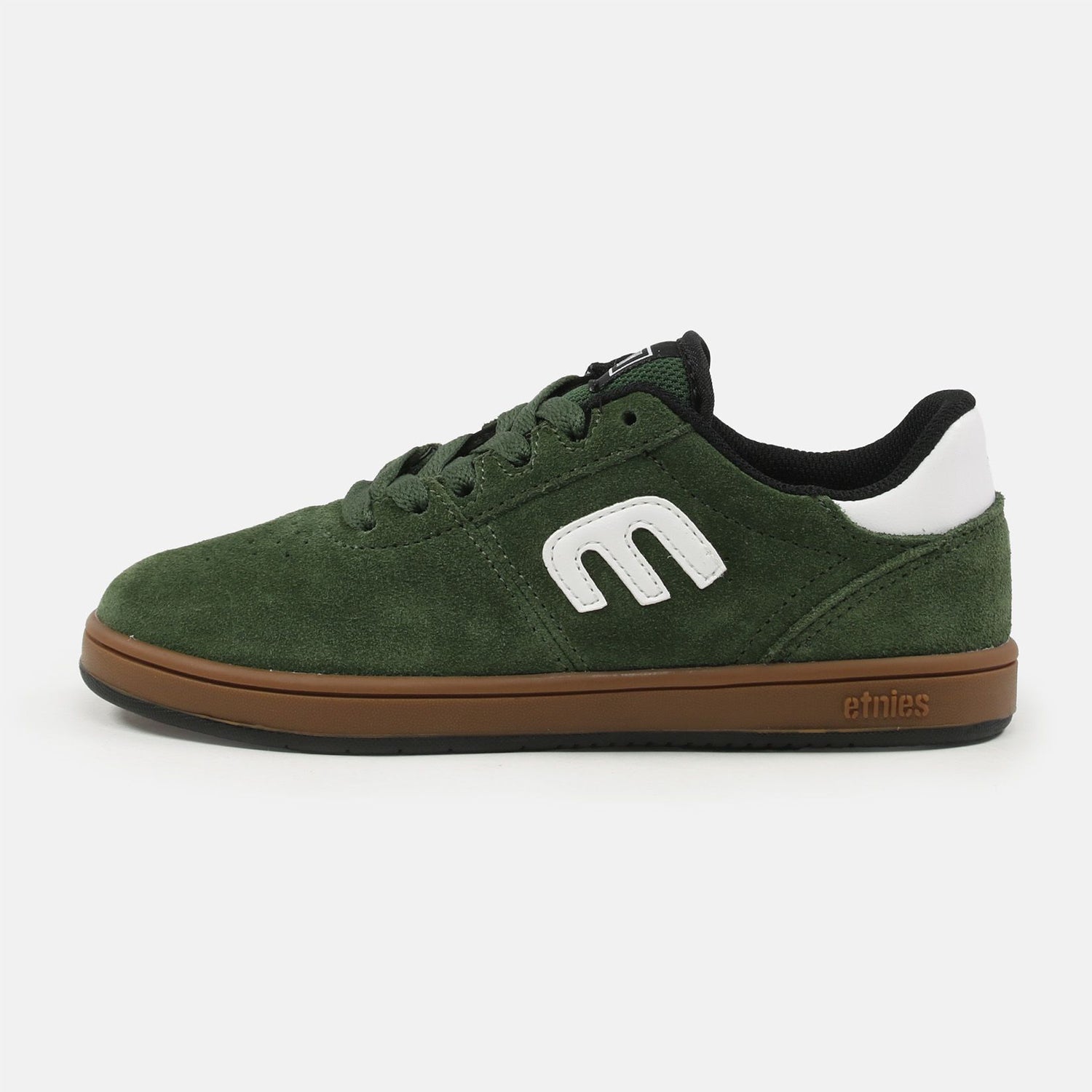 Etnies Joslin Kids Sneaker - Green / Whute / Gum - Blowout Skateshop