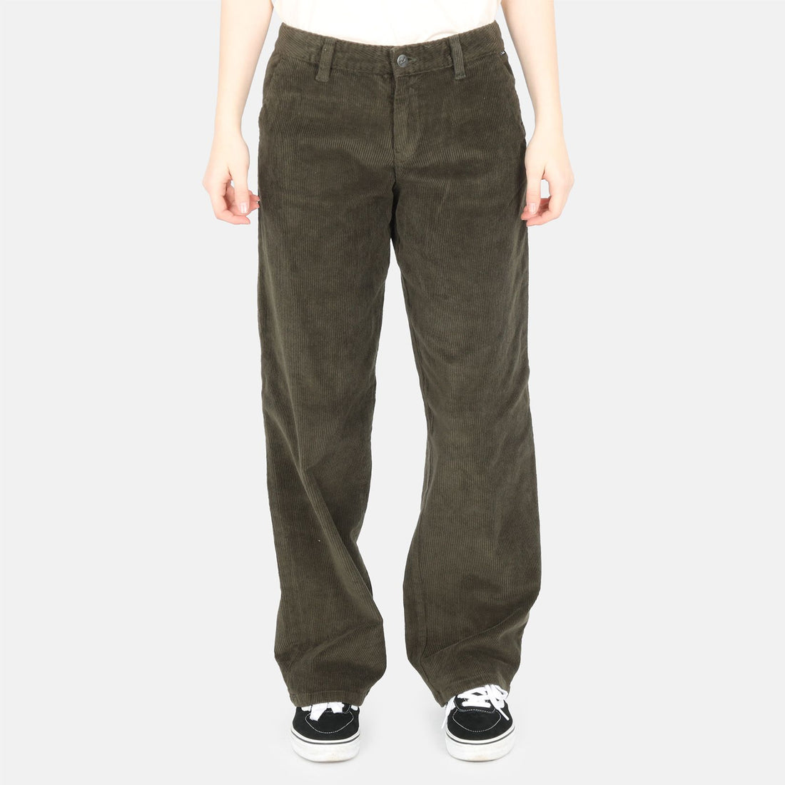 Reell Jeans W´ Kim Pant - Dark Green Cord