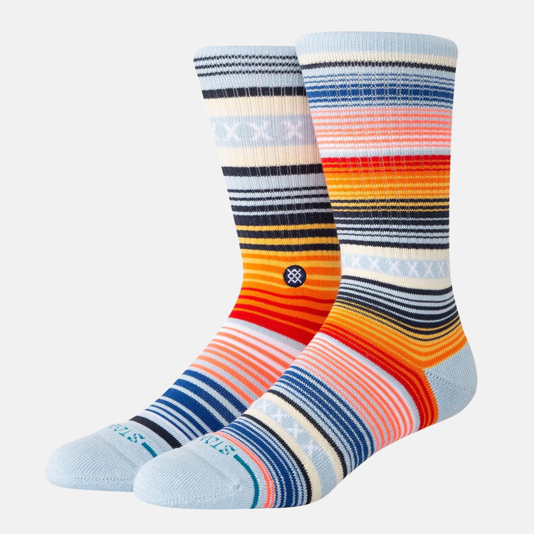 Stance Curren St Crew Socks - Ice Blue