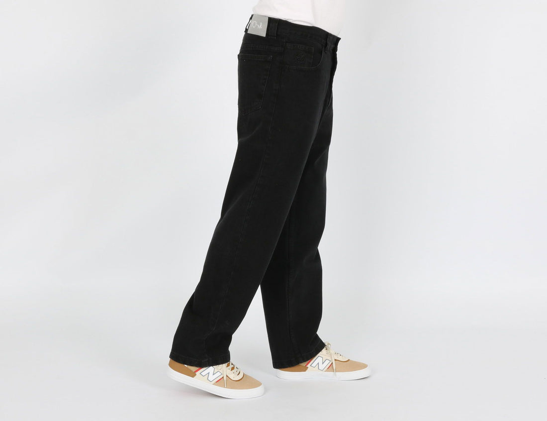 Polar Skate Co. 93! Denim Pants  - Pitch Black - Blowout Skateshop