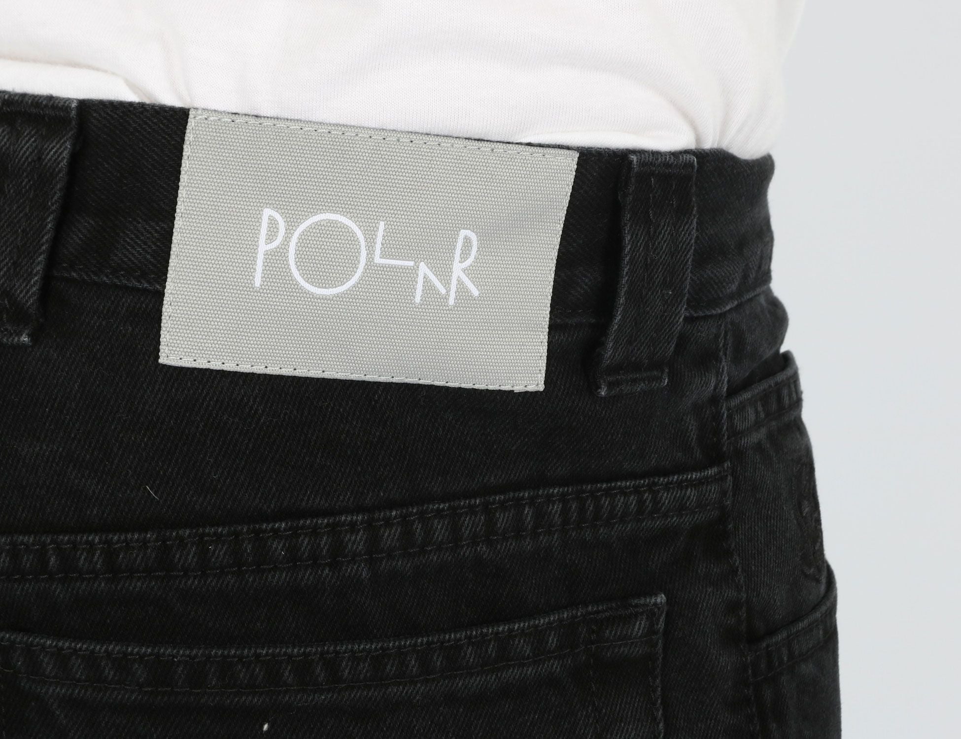 Polar Skate Co. 93! Denim Pants  - Pitch Black - Blowout Skateshop