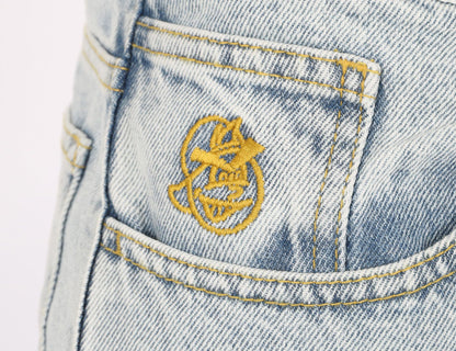 Polar Skate Co. 93! Denim Pants  - Light Blue - Blowout Skateshop