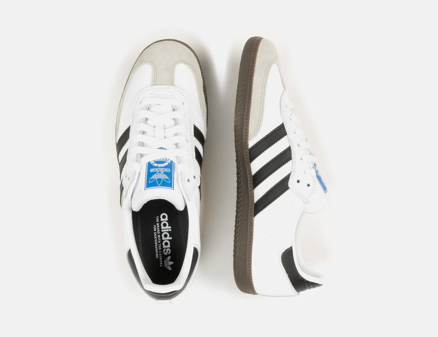 Adidas Samba ADV Sneaker - Ftwr White / Core Black / Gum5 - Blowout Skateshop