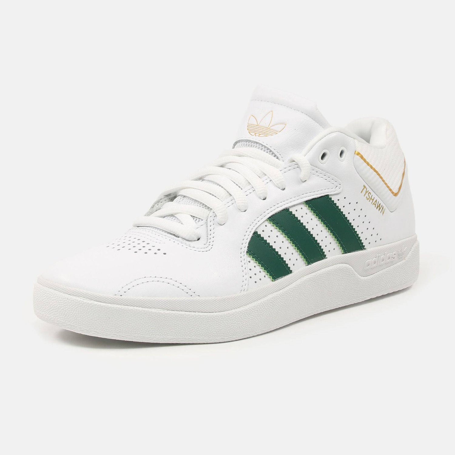 Adidas Tyshawn Mid Sneaker - White - Blowout Skateshop