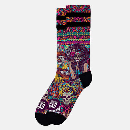 American Socks Dia De Los Muertos - Mid High Socke Mehrfarbig Bild 1