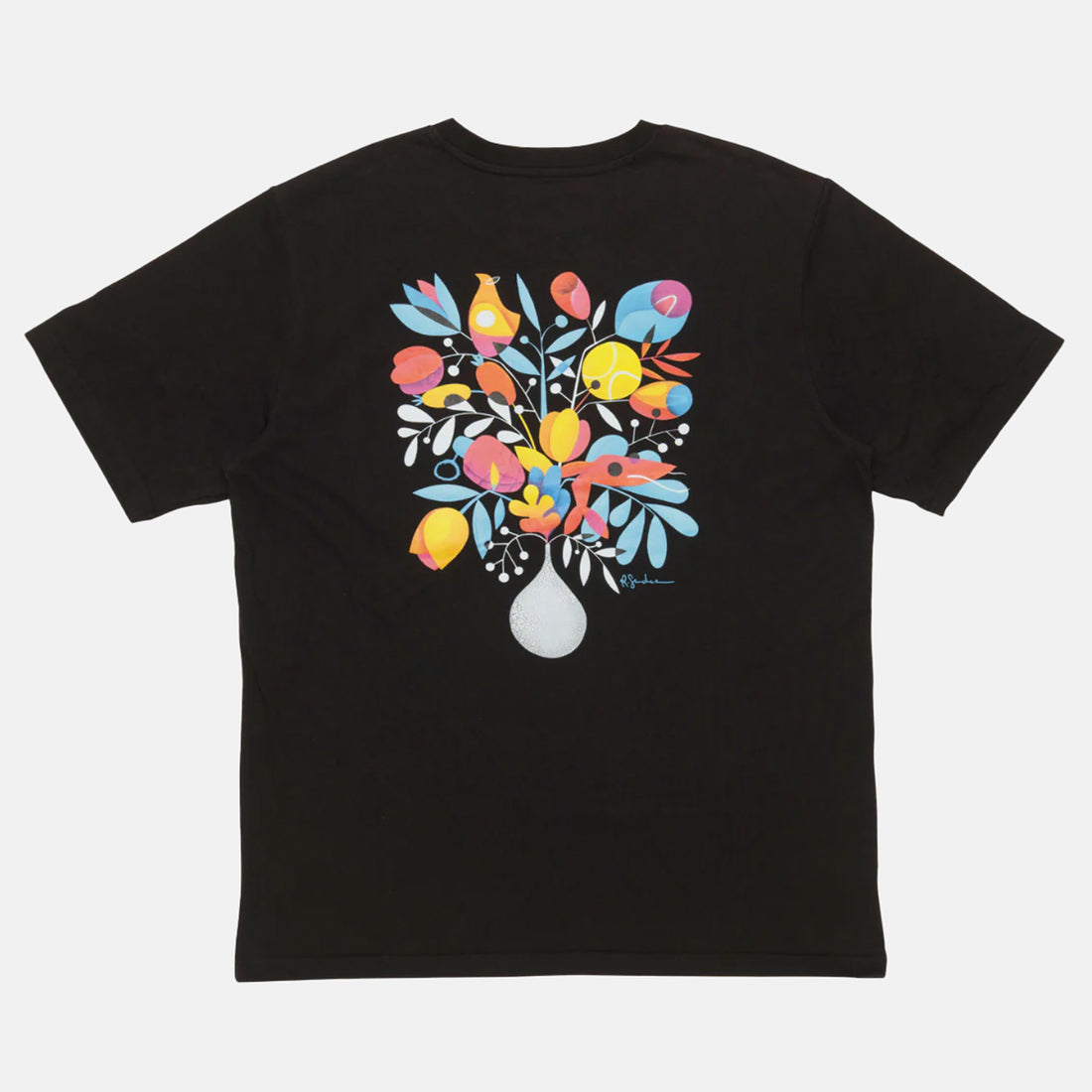 And feelings Flores T-Shirt - Black Black Bild 1