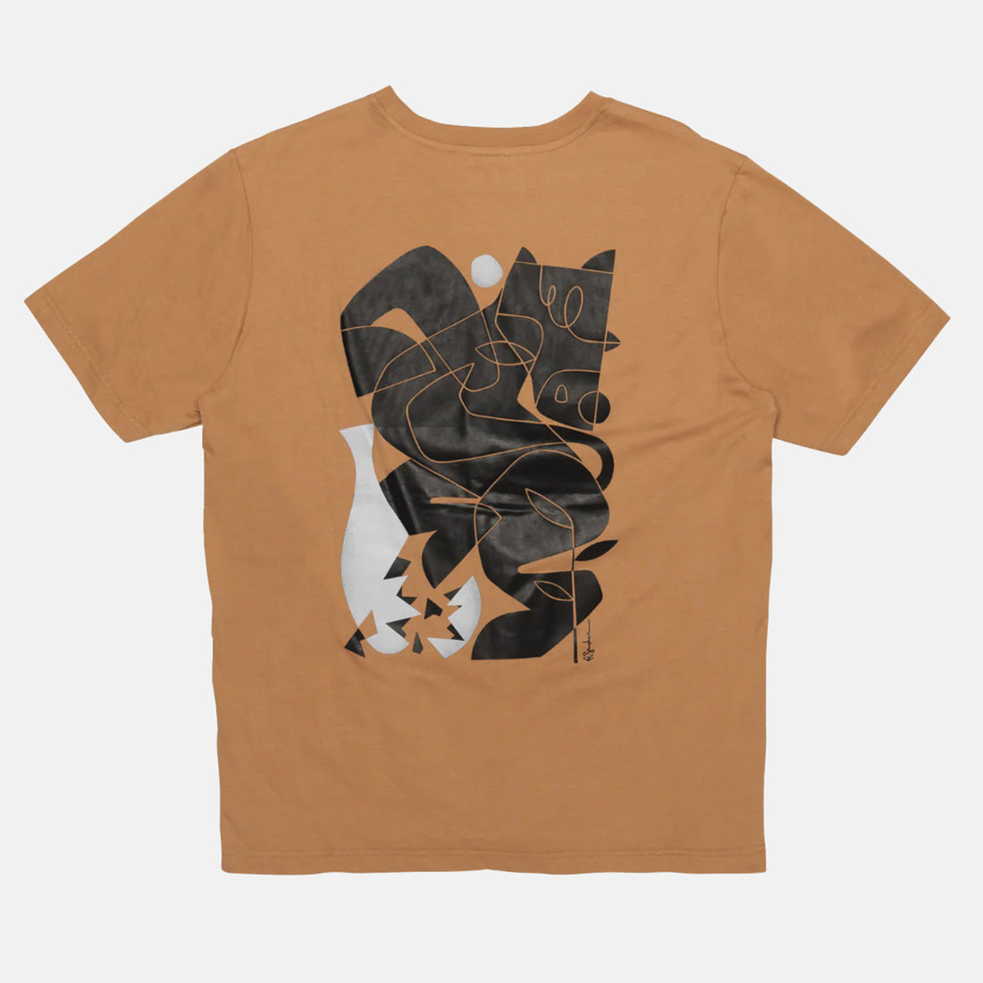 And feelings Vase T-Shirt - Brown Brown Bild 1