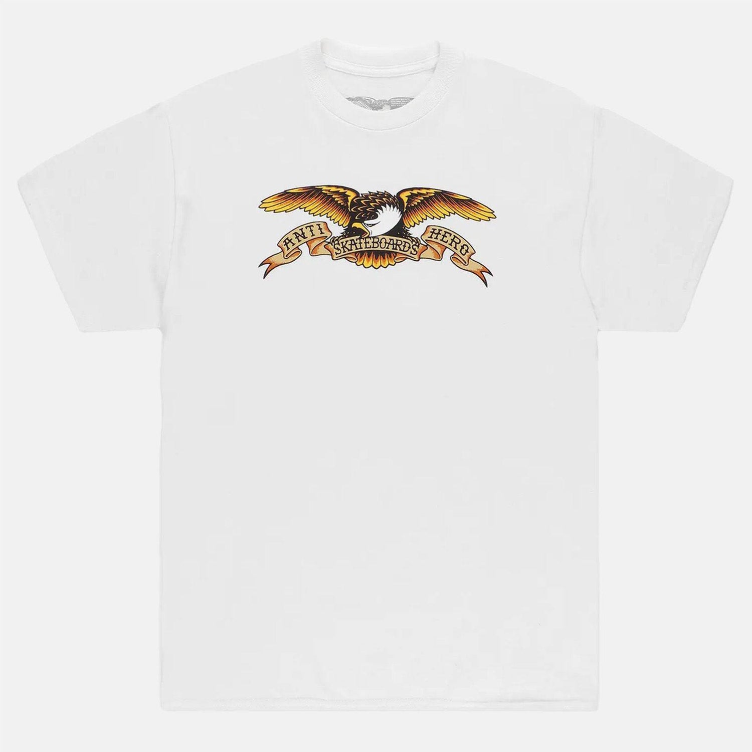 Anti Hero Eagle T-Shirt-white - Blowout Skateshop