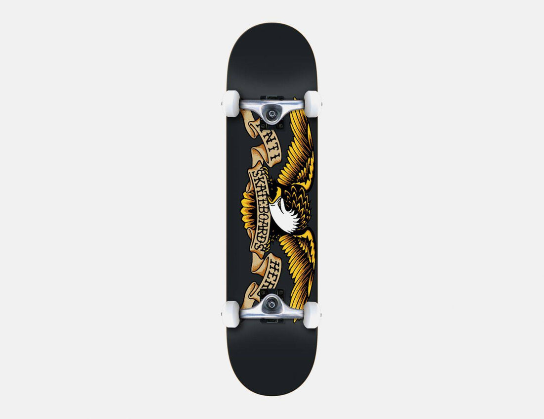 Anti Hero Classic Eagle 8.25 Komplettdeck Schwarz Bild 1