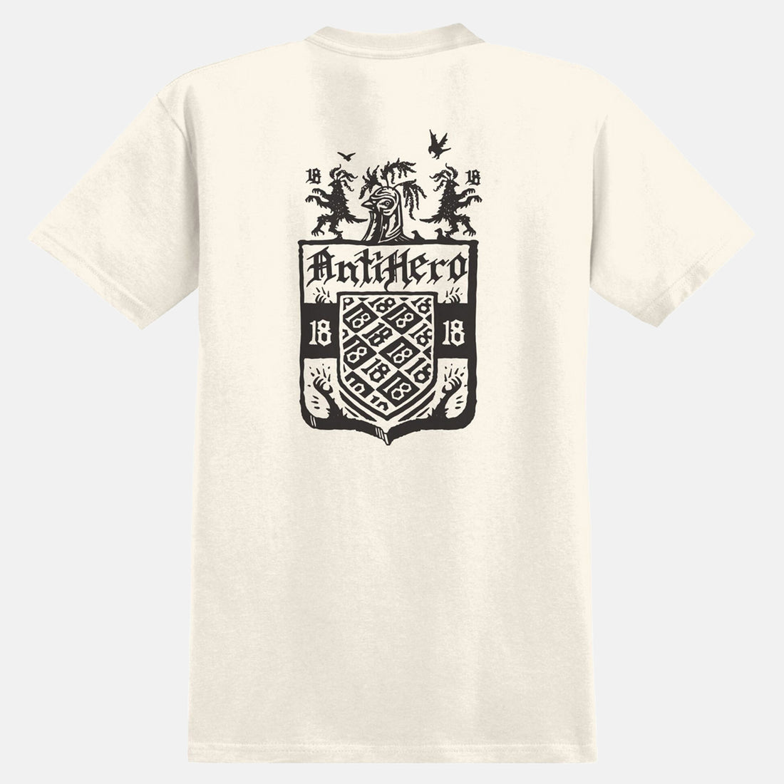 Anti Hero Coat Of Arms T-Shirt - Cream Weiß Bild 1