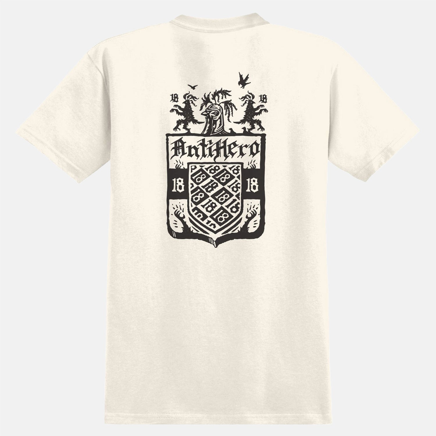 Anti Hero Coat Of Arms T-Shirt - Cream Weiß Bild 1