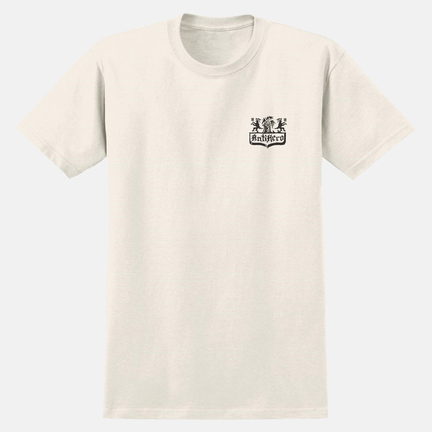 Anti Hero Coat Of Arms T-Shirt - Cream Weiß Bild 2