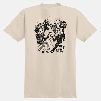 Anti Hero Ruder Bwoys Ringspun T-Shirt - Bone Braun Bild 1