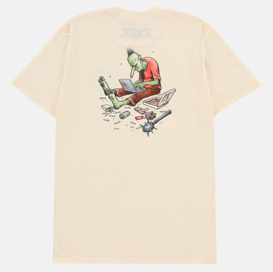 Anti Hero Trolls T-Shirt - Cream Beige Bild 1