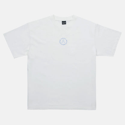 April Full Circle T-Shirt - White - Blowout Skateshop