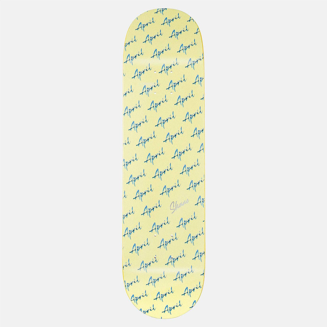 April Shane Script Logo 8.125&quot; Deck - Blowout Skateshop