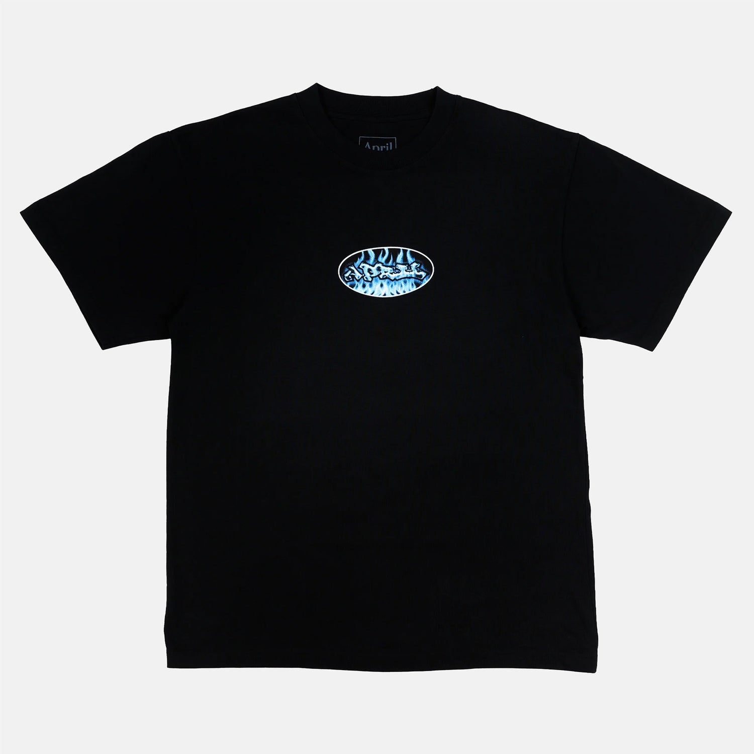 April Clear Flames T-Shirt - Black Schwarz Bild 1