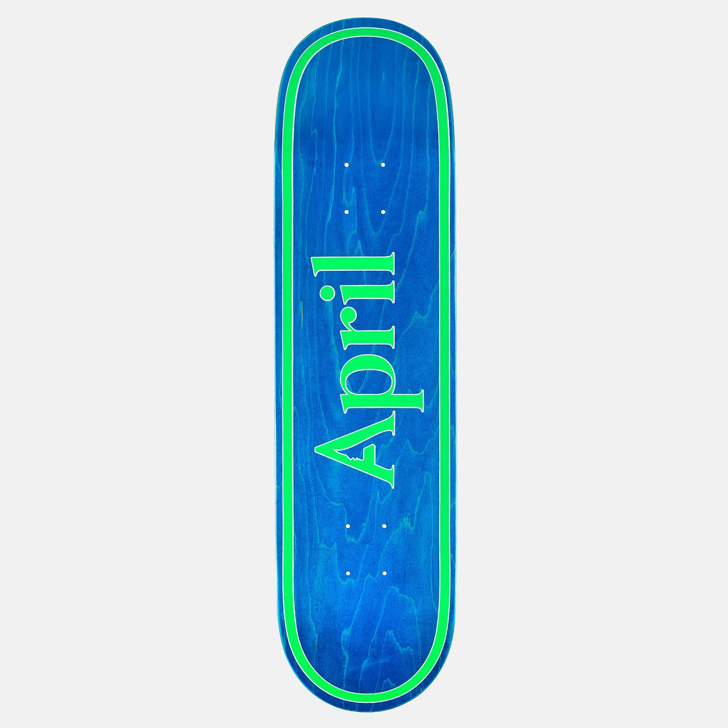 April OG Logo Blue Green 8.25" Deck Mehrfarbig Bild 1
