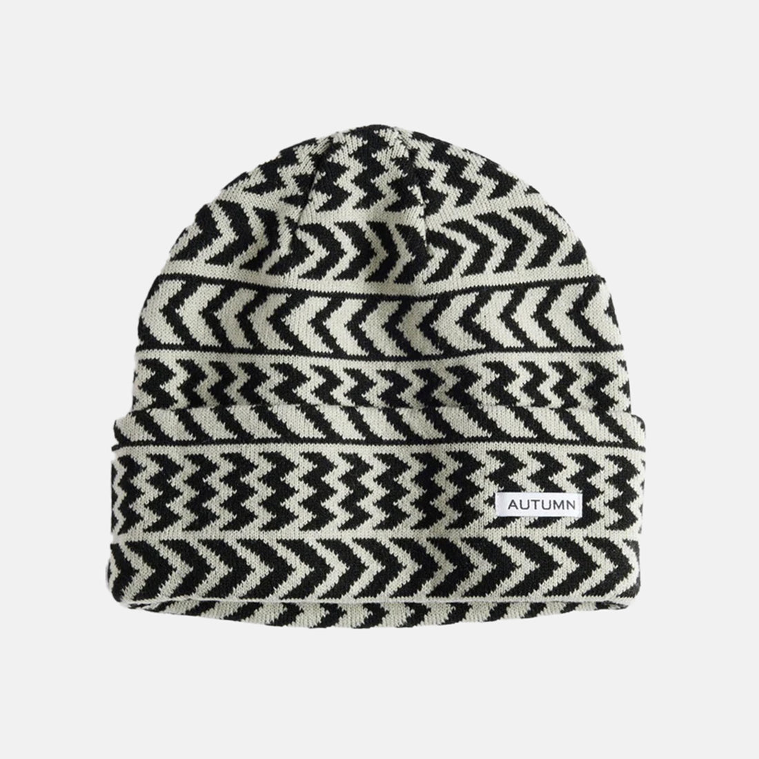 Autumn Chevron Beanie - Iceburg Grau Bild 1