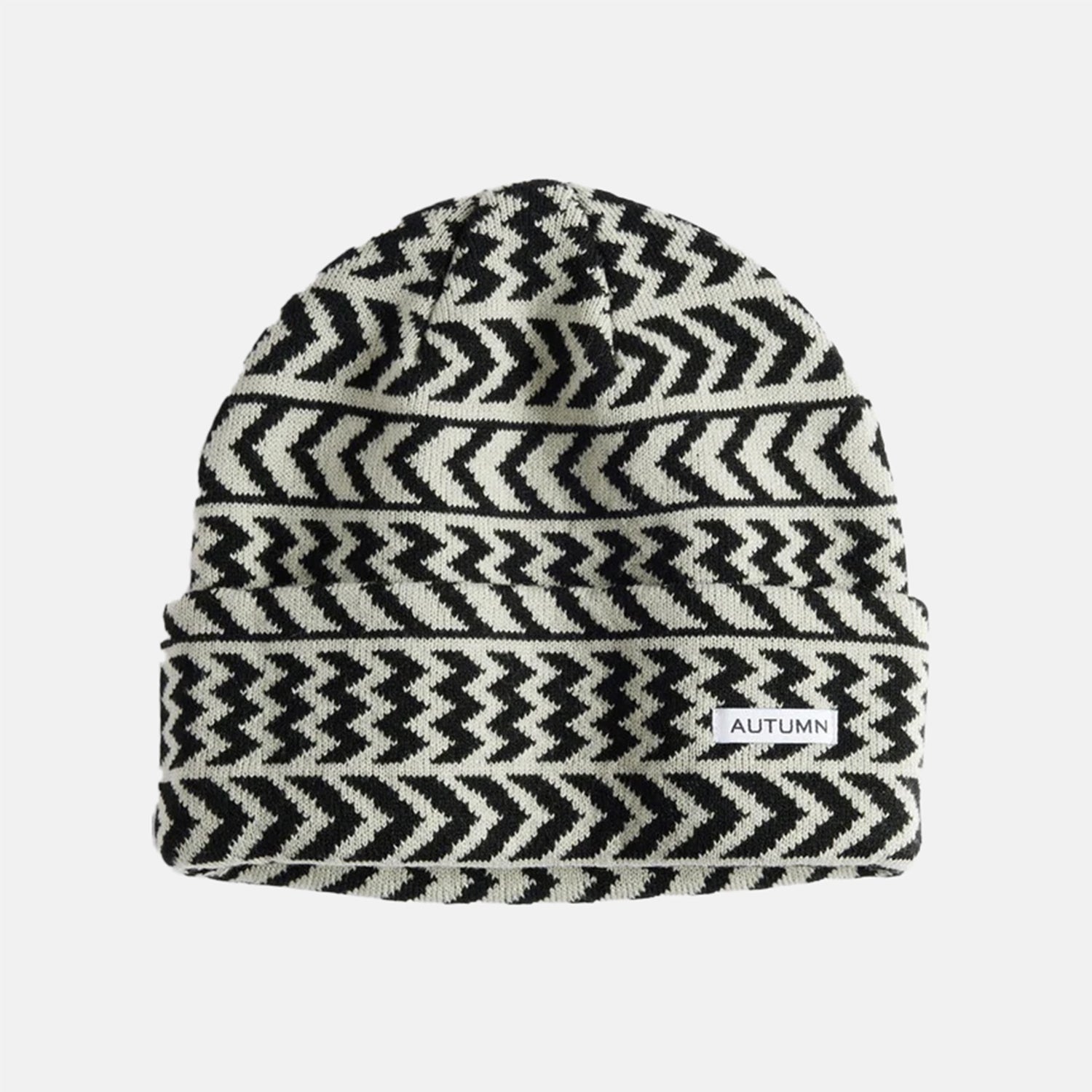Autumn Chevron Beanie - Iceburg Grau Bild 1