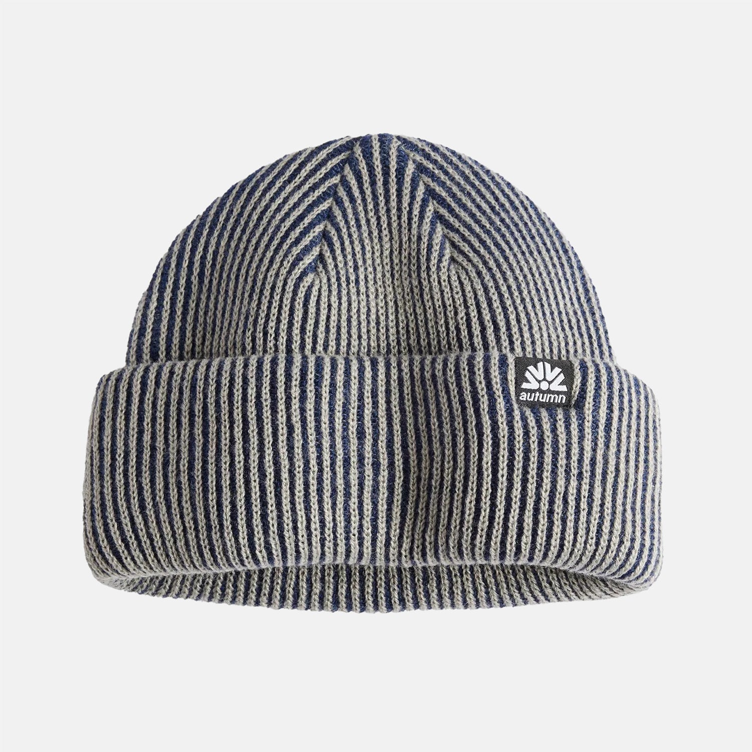 Autumn Cord Double Roll Beanie - Navy Blau Bild 1
