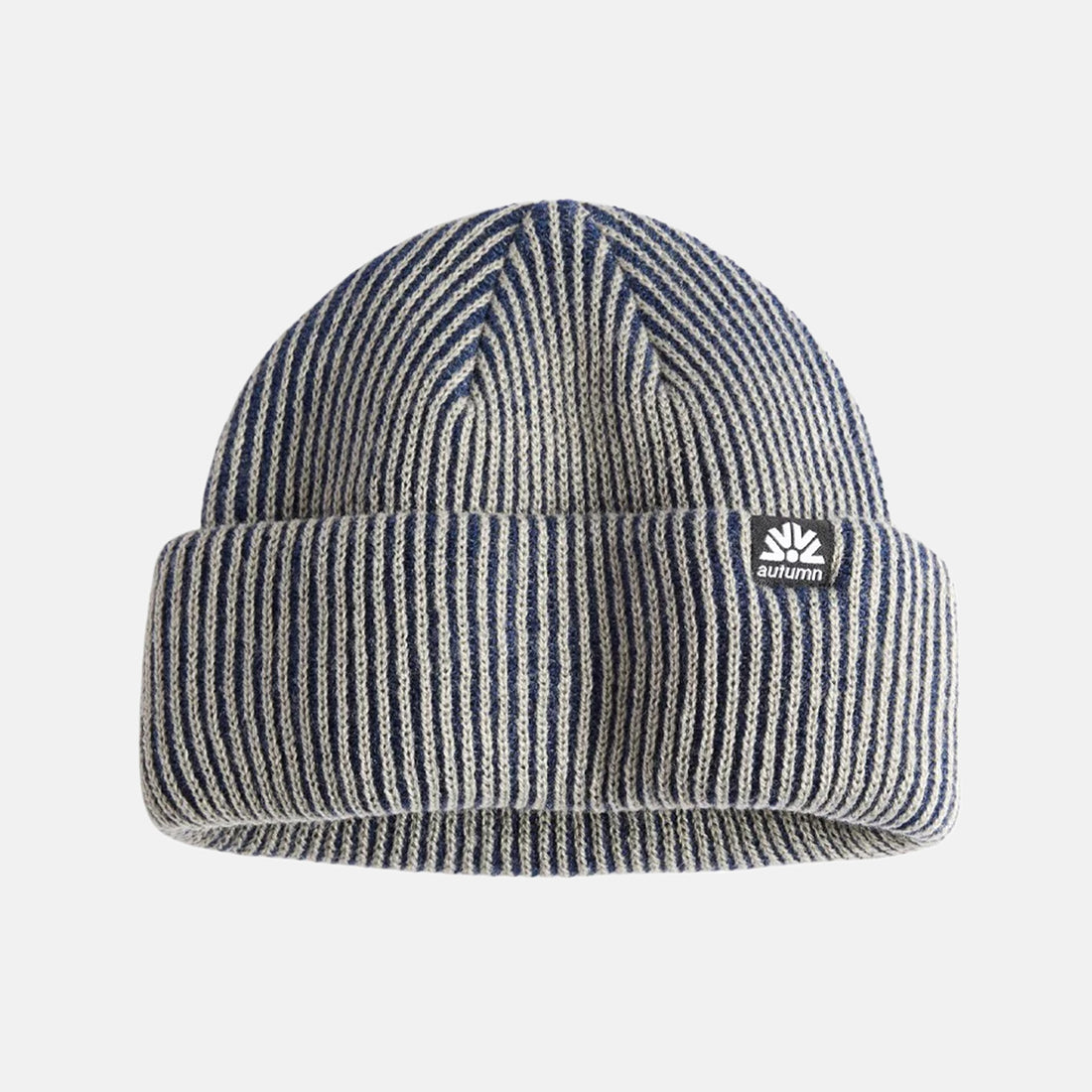 Autumn Double Roll Beanie - Navy Schwarz Bild 1