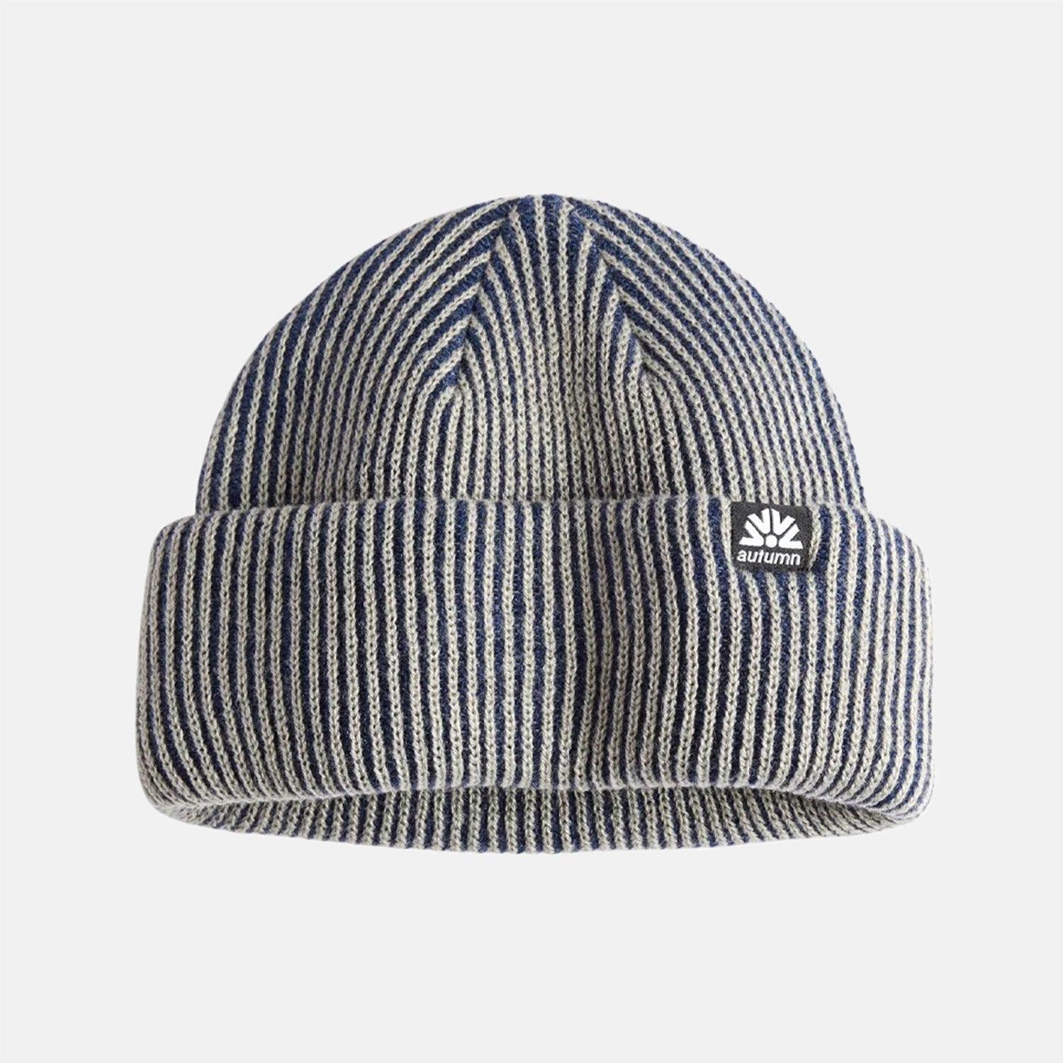 Autumn Double Roll Beanie - Navy Schwarz Bild 1