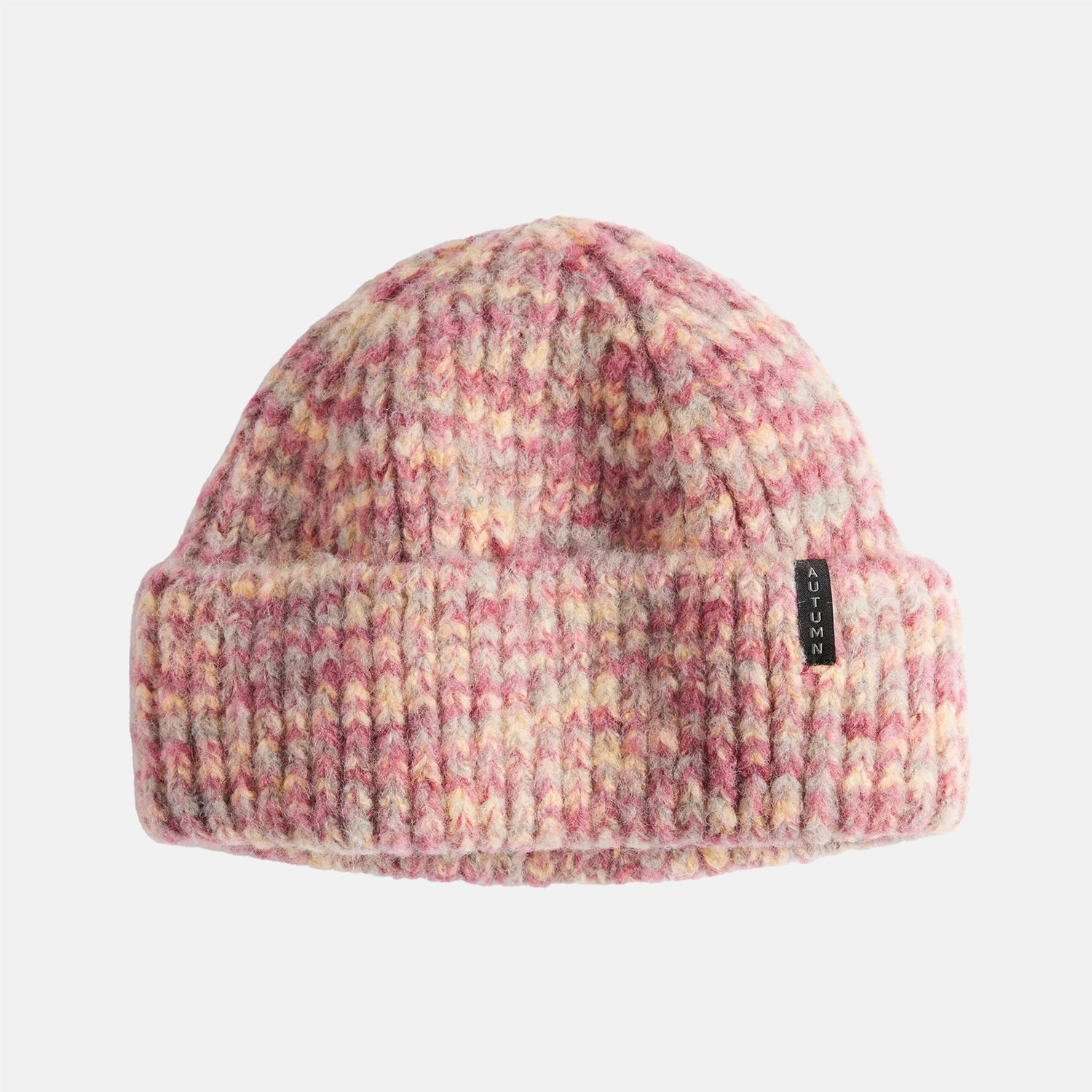 Autumn Marble Knit Beanie - Red Mehrfarbig Bild 1