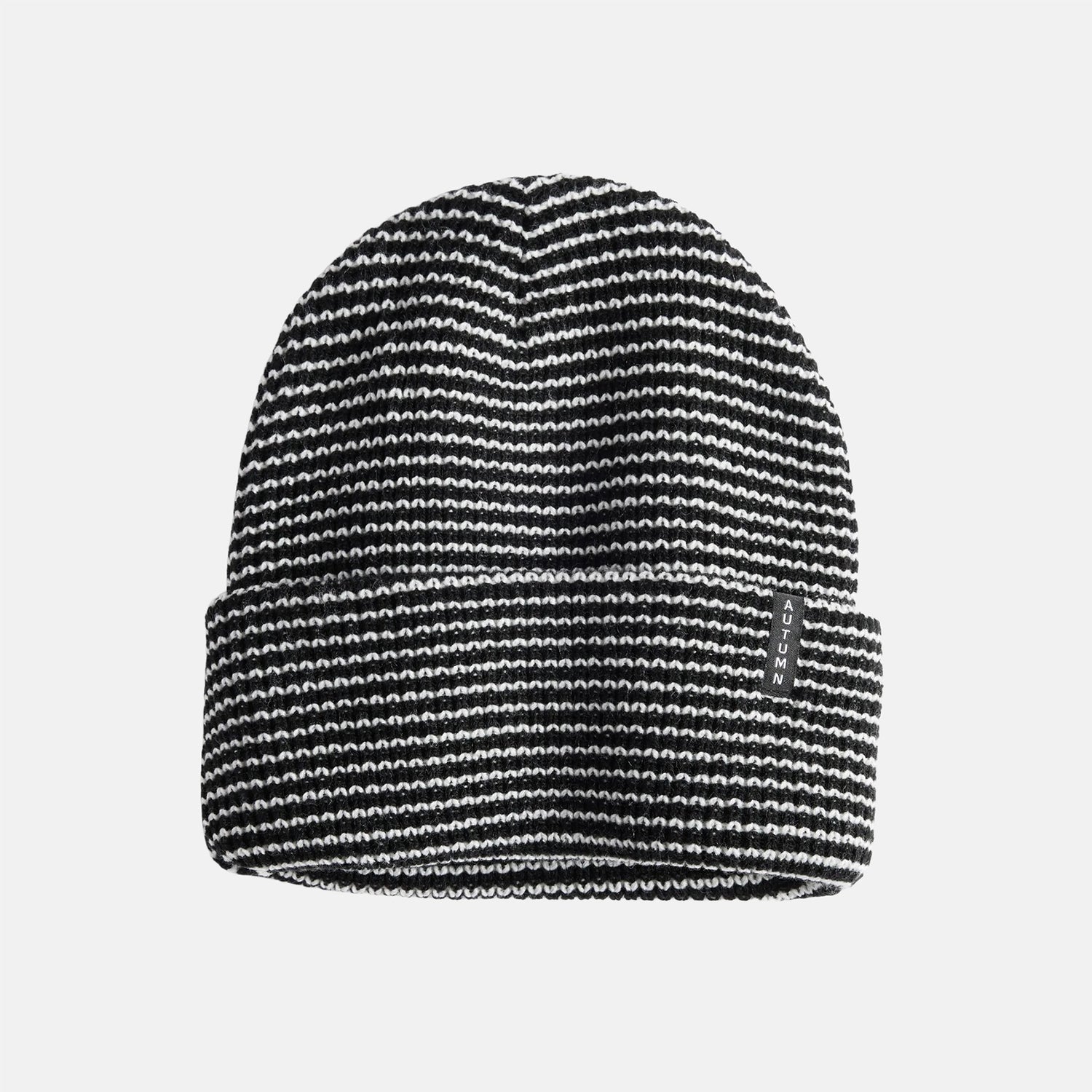 Autumn Multi Stripe Beanie - Black Schwarz Bild 1