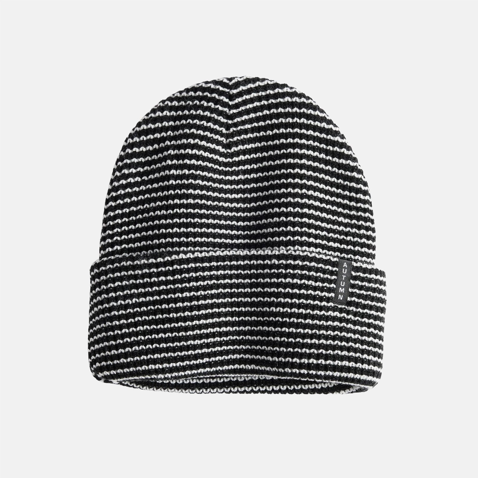 Autumn Multi Stripe Beanie - Black Schwarz Bild 1