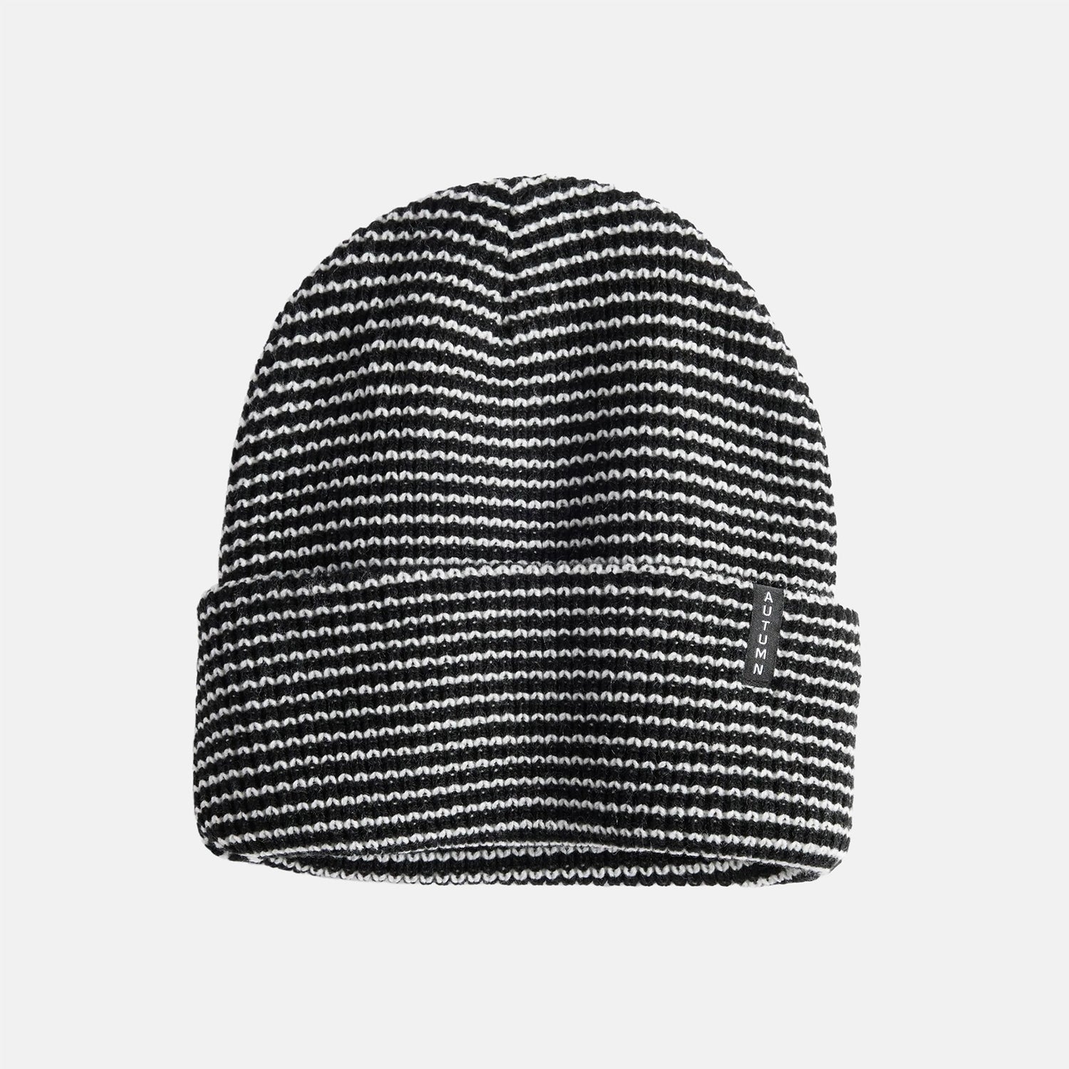 Autumn Stripe Beanie - Black Schwarz Bild 1
