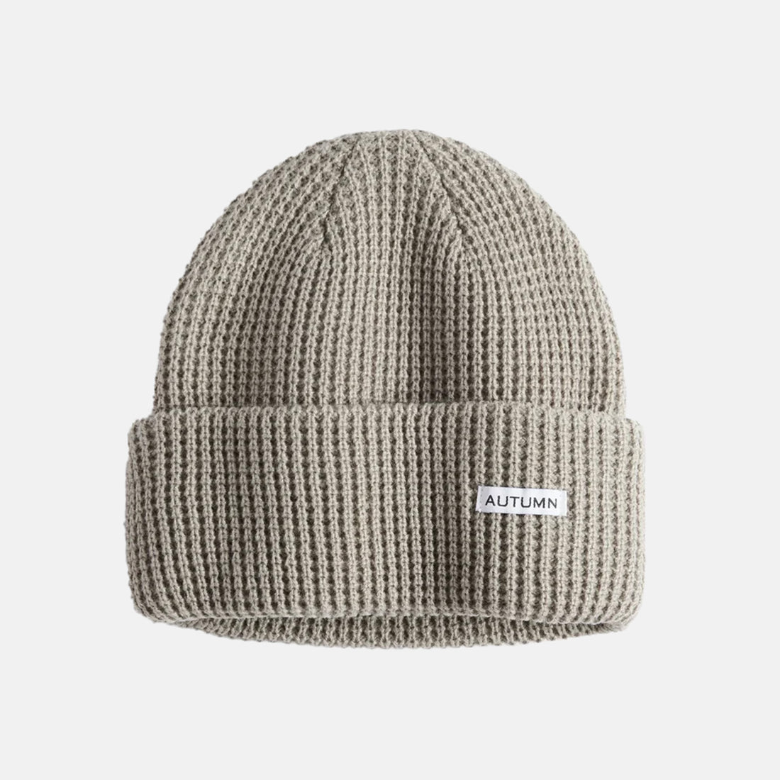 Autumn Waffle Beanie - Stone Grau Bild 1