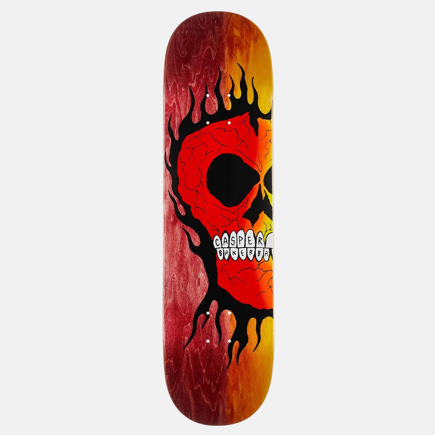 Baker Casper Brooker Rasta Skull B2 8.25&quot; Deck Mehrfarbig Bild 1