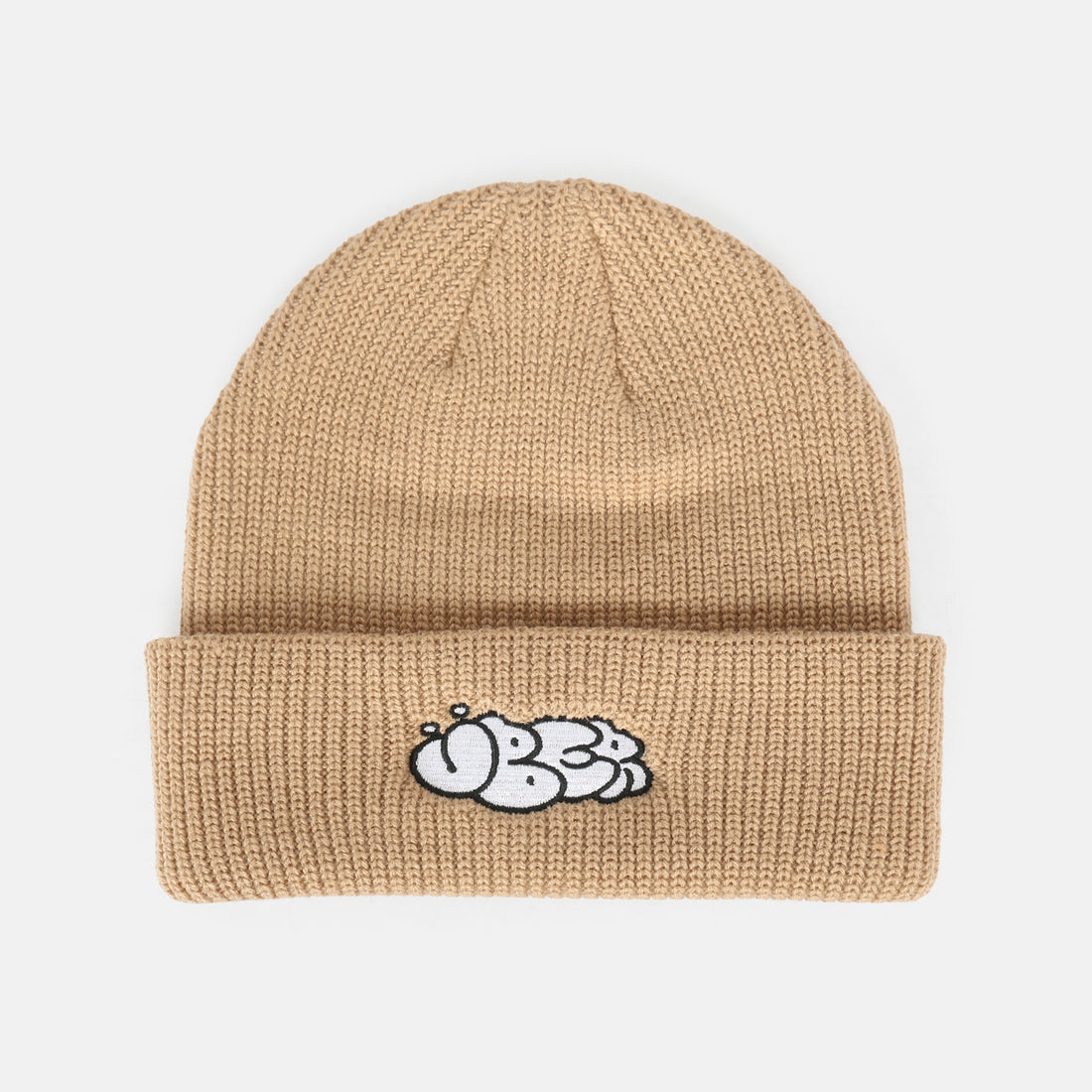 Über Throw Up Beanie - Caramel Brown Braun Bild 1