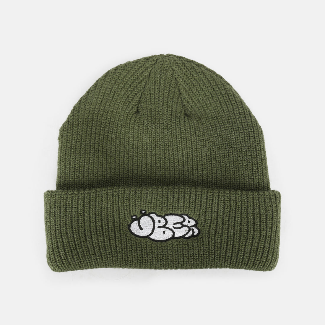 Über Throw Up Beanie - Olive Green Grün Bild 1