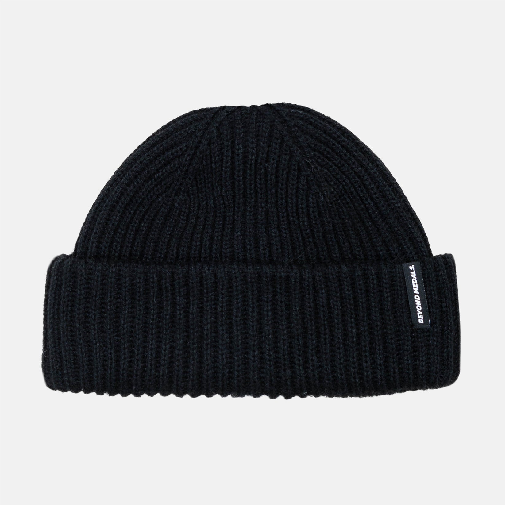 Beyond Medals Short Beanie - Black Schwarz Bild 1