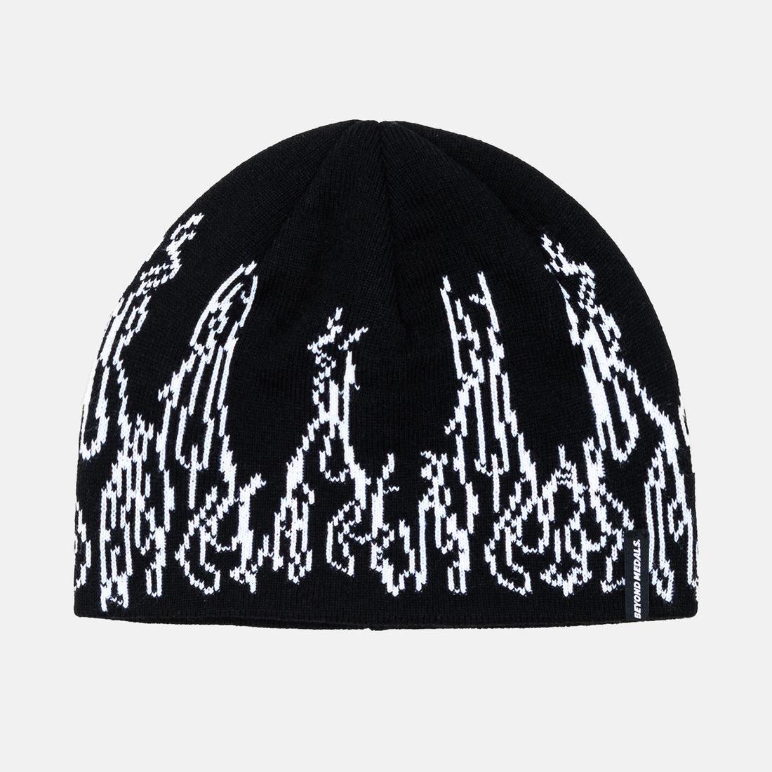Beyond Medals Warning Beanie - Black Schwarz Bild 1