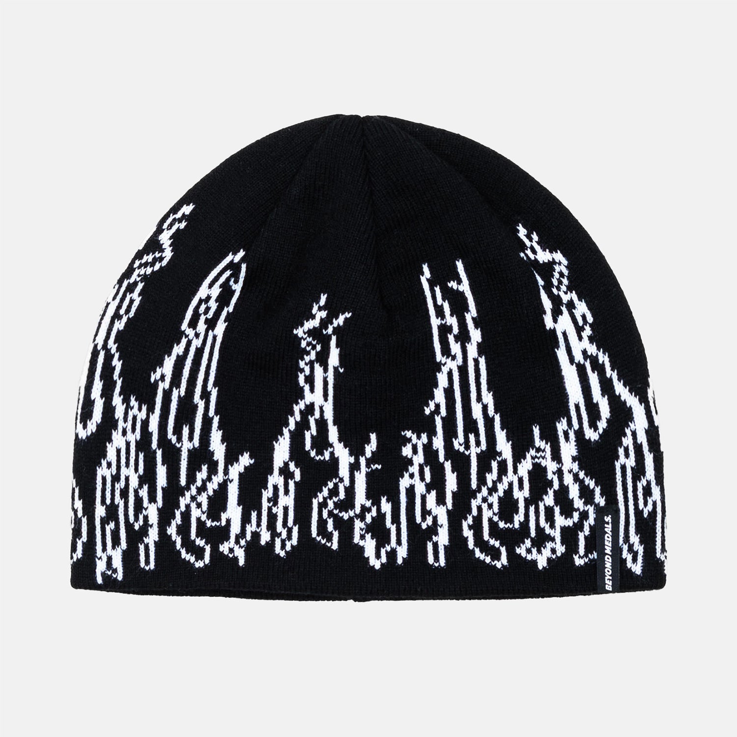 Beyond Medals Warning Beanie - Black Schwarz Bild 1