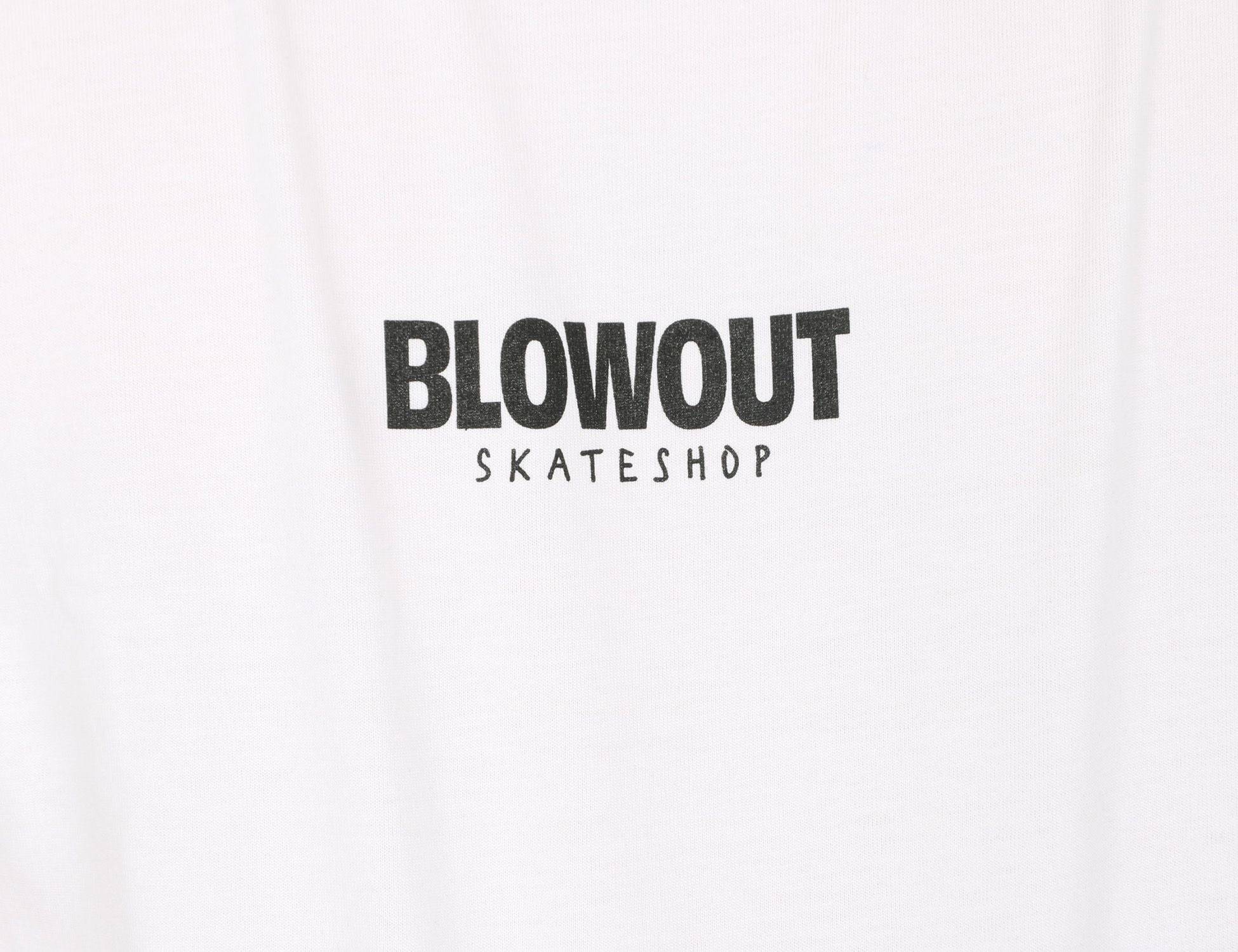 Blowout Blowout Logo T-Shirt - Wei?Ÿ - Blowout Skateshop