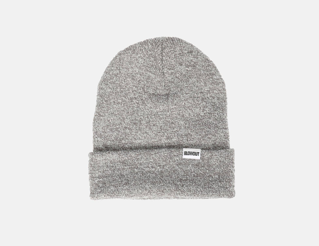 Blowout Cuffed Beanie - Ash - Blowout Skateshop