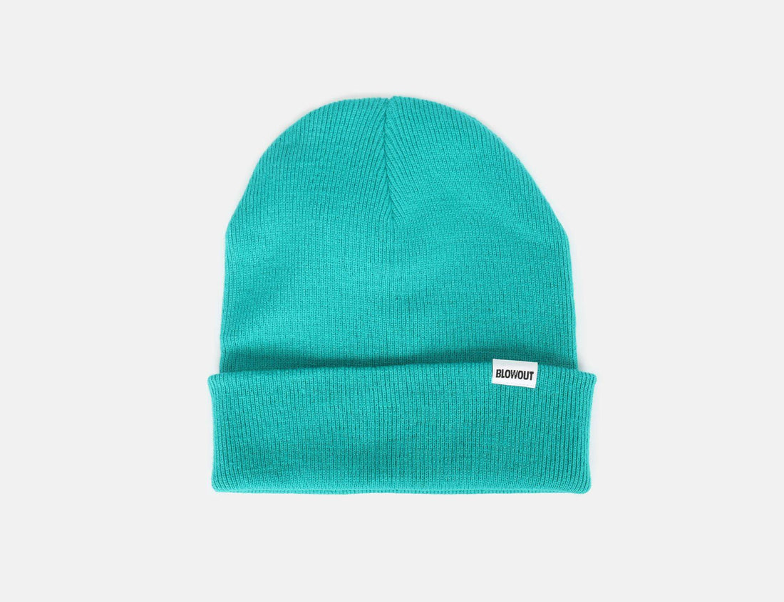 Blowout Cuffed Beanie - Emerald - Blowout Skateshop